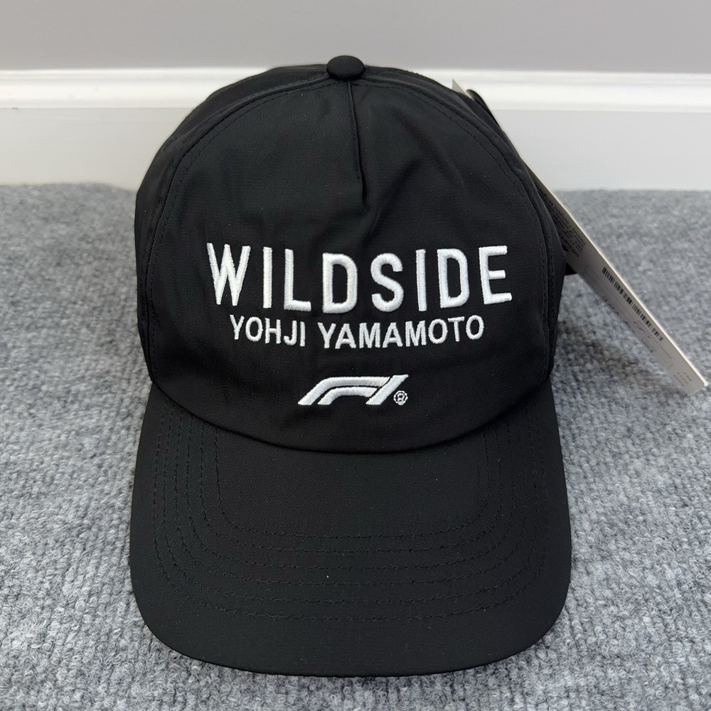 Yohji Yamamoto x Formula One F1 Snapback Hat Black White Wildside Grand Prix NWT